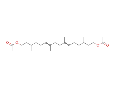 3,7,10,14-tetramethylhexadeca-6,10-diene-1,16-diol diacetate