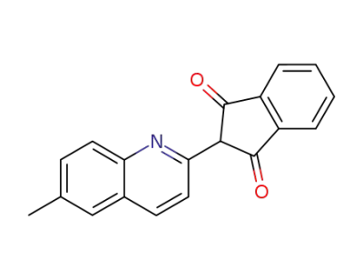 2-(6-methyl-quinolin-2-yl)-indan-1,3-dione