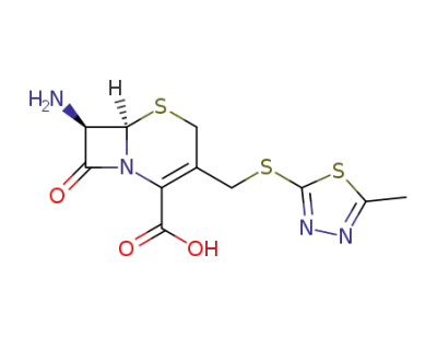 (6R,7R)-7-amino-3-(5-methyl-1,3,4-thiadiazol-2-ylthiomethyl)-8-oxo-5-thia-1-azabicyclo[4.2.0]oct-2-ene-2-carboxylic acid
